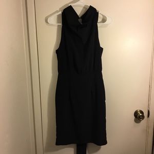 Simple Black Sleeveless Dress by White Closet